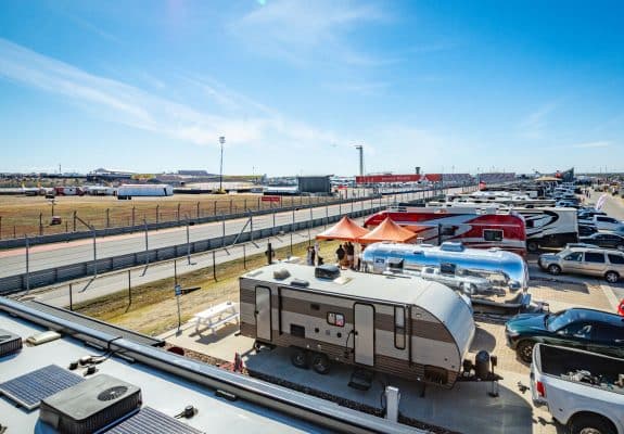 RV Trackside View - COTA