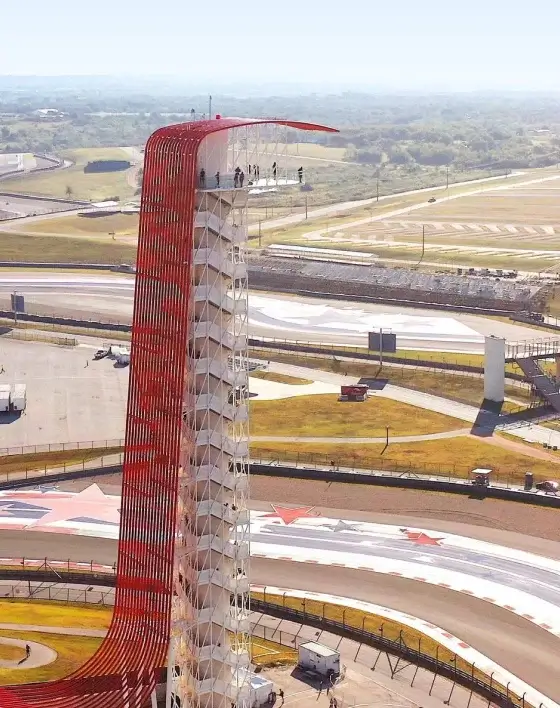 Observation Deck - COTA - Track View